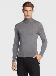 Calvin Klein Golf Superior K10K110424 Szary Regular Fit. Szare golfy CALVIN KLEIN, l, bez wzorów, z wełny, bez kołnierzyka, bez ramiączek. Za 289.99 zł.