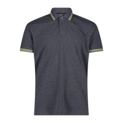 Polo CMP. Czarne koszulki polo CMP, bez wzorów, bez kołnierzyka, bez ramiączek. Za 89.99 zł.