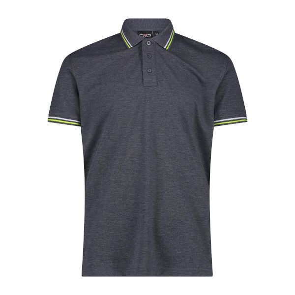 Polo CMP. Czarne koszulki polo CMP, m, bez wzorów, bez kołnierzyka, bez ramiączek, na golfa. W wyprzedaży za 109.99 zł.