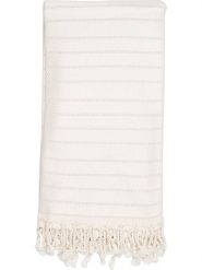 Samimi Chusta hammam w kolorze kremowym - 180 x 100 cm rozmiar: onesize. Brązowe szaliki Samimi, bez wzorów, z bawełny. Za 73.99 zł.