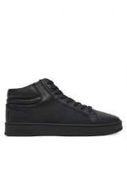 Calvin Klein Sneakersy High Top Lace Up Eyelet Jaq Mono HM0HM01816 Czarny. Czarne buty sportowe casual CALVIN KLEIN, bez wzorów, ze skóry, bez zapięcia. Za 339.99 zł.