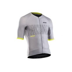 Koszulka rowerowa męskie NORTHWAVE STORM AIR JERSEY SHORT SLEEVE. Szare bluzy Northwave, m, bez wzorów, z jersey, bez kaptura. Za 175.00 zł.