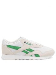 Reebok Sneakersy Cl Nylon IF3021-M Biały. Białe buty sportowe casual Reebok, bez wzorów, z materiału, bez zapięcia. Za 263.99 zł.