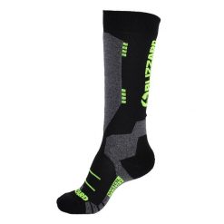 Skarpety narciarskie Blizzard Wool Sport Ski Merino black/green. Czarne skarpetki sportowe BLIZZARD, bez wzorów. W wyprzedaży za 64.99 zł.