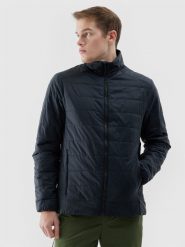 4F Kurtka puchowa trekkingowa Primaloft Black Eco męska - szara M. Szare kurtki 4F, l, bez wzorów, z dzianiny, bez kaptura, primaloft. W wyprzedaży za 199.99 zł.