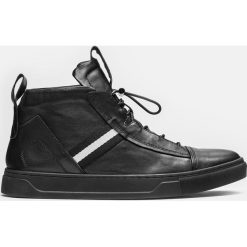 Czarne sneakersy męskie. Buty sportowe casual marki Kazar. Za 499.00 zł.