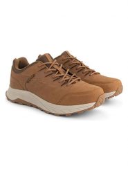 TRAVELIN' Skórzane buty turystyczne "Skagan" w kolorze jasnobrązowym rozmiar: 45. Brązowe buty trekkingowe Travelin', bez wzorów, z materiału, bez zapięcia, outdoorowe. Za 391.99 zł.