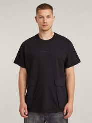 G-Star Koszulka w kolorze czarnym rozmiar: M. Czarne bezrękawniki G-Star, m, bez wzorów, z bawełny, bez kołnierzyka, bez ramiączek. Za 139.20 zł.