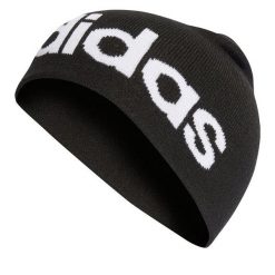Czapka adidas. Czarne czapki zimowe Adidas, bez wzorów. Za 69.99 zł.