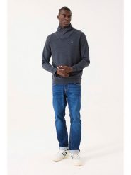 Garcia Bluza w kolorze granatowym rozmiar: L. Niebieskie bluzy Garcia, l, bez wzorów, bez kaptura. Za 132.67 zł.