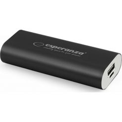 Powerbank ESPERANZA Hadron 4400mAh Czarny. Czarne powerbanki Esperanza. Za 14.26 zł.