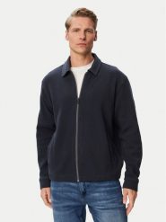 BOSS Kurtka przejściowa Bend 50565604 Granatowy Regular Fit. Niebieskie kurtki Boss, l, bez wzorów, z bawełny, bez kaptura. Za 699.99 zł.