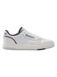 Reebok Skórzane sneakersy "Phase Court" w kolorze biało-kremowym rozmiar: 45 1/2. Białe buty sportowe casual Reebok, bez wzorów, z materiału, bez zapięcia. Za 215.71 zł.