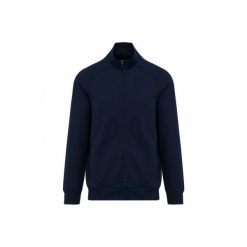 Bluza zapinana na zamek błyskawiczny Kariban Premium. Niebieskie bluzy KARIBAN, m, bez wzorów, bez kaptura. Za 230.00 zł.