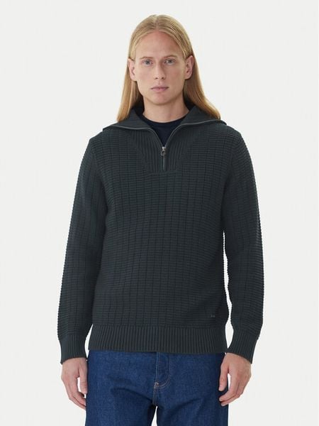 JOOP! Sweter 17 JK-15Jacobo 30047353 Granatowy Modern Fit. Niebieskie swetry rozpinane JOOP!, l, bez wzorów, z syntetyku, bez kołnierzyka, bez ramiączek. Za 399.99 zł.