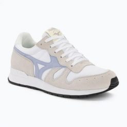 Buty Mizuno ML87. Białe buty trekkingowe Mizuno, bez wzorów, bez zapięcia. Za 289.99 zł.