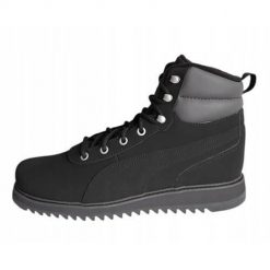 Buty do chodzenia męskie Puma Desierto V2 Ut Nbk. Czarne buty sportowe casual Puma, bez wzorów, z materiału, za kostkę, bez zapięcia. Za 357.00 zł.