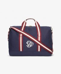 Superdry Torba Weekender Athletic Essentials z płótna - CLASSIC NAVY. Niebieskie torby na ramię Superdry, bez wzorów, z bawełny, na ramię, bez dodatków. Za 323.50 zł.