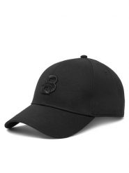 BOSS Czapka z daszkiem 50533299 Czarny. Czarne czapki z daszkiem Boss, bez wzorów, z bawełny. Za 189.99 zł.