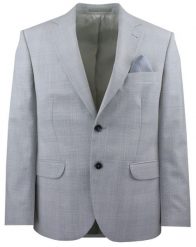 Wełniana, Taliowana Marynarka - MEN'SFIELD - Popielato Niebieska. Szare garnitury MEN'SFIELD, na co dzień, m, bez wzorów, z materiału, eleganckie. Za 729.00 zł.