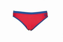 Kąpielówki slipy męskie na basen Arena Fundamentals Mid Brief. Czerwone slipy i bokserki Arena, l, bez wzorów, z elastanu. Za 41.99 zł.