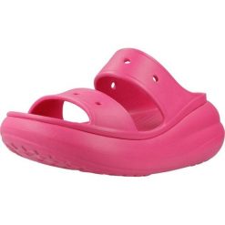 Sandały CROCS CRUSH SANDAL Rose. Czerwone sandały Crocs, z gumy, bez zapięcia. Za 302.99 zł.