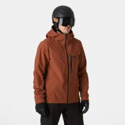 Kurtka narciarska Helly Hansen Swift 3L Shell. Brązowe kurtki narciarskie i snowboardowe Helly Hansen, l, bez wzorów, z materiału, narciarskie. Za 1,613.00 zł.