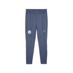 Męskie spodnie treningowe Manchester City PUMA Inky Blue Magic. Niebieskie spodnie treningowe długie Puma, m, bez wzorów. W wyprzedaży za 251.20 zł.
