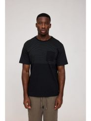 MAZINE Koszulka "Felton" w kolorze czarnym rozmiar: L. Czarne bezrękawniki MAZINE, l, bez wzorów, z bawełny, bez kołnierzyka, bez ramiączek. Za 43.99 zł.