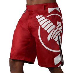 Spodenki treningowe Hayabusa Icon Fight. Czerwone krótkie spodenki sportowe HAYABUSA, bez wzorów. Za 329.99 zł.