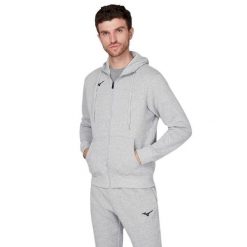 Bluza z kapturem Mizuno FZ. Szare bluzy z kapturem Mizuno, l, bez wzorów, z kapturem. Za 234.50 zł.