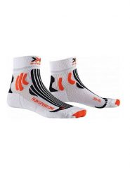 X-Socks Skarpety "Speed" w kolorze biało-czarno-pomarańczowym do biegania rozmiar: 35-38. Białe skarpety X-Socks, bez wzorów. Za 56.99 zł.