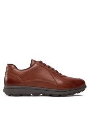 Geox Sneakersy U Spherica Ec12 U45GRA 00043 C6001 Brązowy. Brązowe buty sportowe casual Geox, bez wzorów, ze skóry, bez zapięcia. Za 379.99 zł.