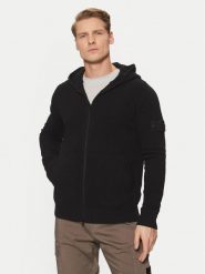 Stone Island Kardigan 8115528FA Czarny Regular Fit. Czarne swetry rozpinane Stone Island, l, bez wzorów, z wełny, bez kołnierzyka, bez ramiączek. Za 2,529.00 zł.