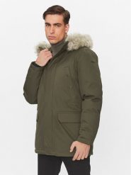 Geox Kurtka zimowa Norwolk M3628F T2951F 3415 Zielony Regular Fit. Zielone kurtki Geox, na zimę, m, bez wzorów, z syntetyku, bez kaptura. Za 759.99 zł.