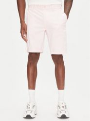 Tommy Jeans Szorty materiałowe Scanton DM0DM21950 Różowy Slim Fit. Czerwone szorty Tommy Jeans, m, bez wzorów, z bawełny. Za 269.99 zł.