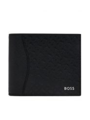 BOSS Duży Portfel Męski 50542388 Czarny. Czarne portfele Boss, bez wzorów, ze skóry. Za 419.99 zł.