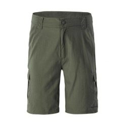 Męskie Spodenki Z Logo Ibg Loop. Zielone szorty Hi-tec, m, bez wzorów, sportowe. Za 86.99 zł.