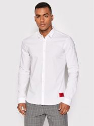 Hugo Koszula Ero3-W 50475687 Biały Extra Slim Fit. Białe koszule Hugo, m, bez wzorów, z bawełny, bez kołnierzyka, bez ramiączek. Za 379.99 zł.