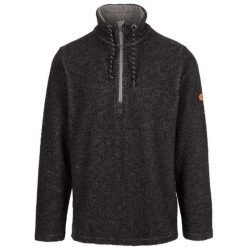 Trespass Falmouthfloss - Męski sweter na co dzień w kolorze czarnym. Czarne swetry nierozpinane Trespass, m, bez wzorów, z dzianiny, bez kołnierzyka, bez ramiączek. Za 303.99 zł.