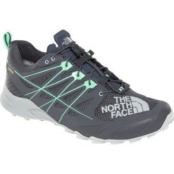 Buty w kolorze szarym do biegania. Szare buty do biegania The North Face, bez wzorów, z gore-texu, bez zapięcia, do biegania, gore-tex. W wyprzedaży za 329.95 zł.