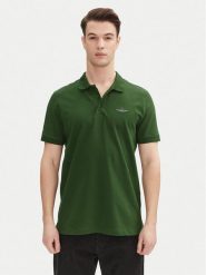 Aeronautica Militare Polo 251PO1843P191 Zielony Regular Fit. Zielone koszulki polo Aeronautica Militare, m, bez wzorów, z bawełny, bez kołnierzyka, bez ramiączek. Za 219.99 zł.