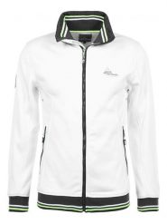 Peak Mountain Kurtka polarowa "Creen" w kolorze białym rozmiar: M. Białe kurtki Peak Mountain, m, bez wzorów, z materiału, bez kaptura. Za 208.99 zł.