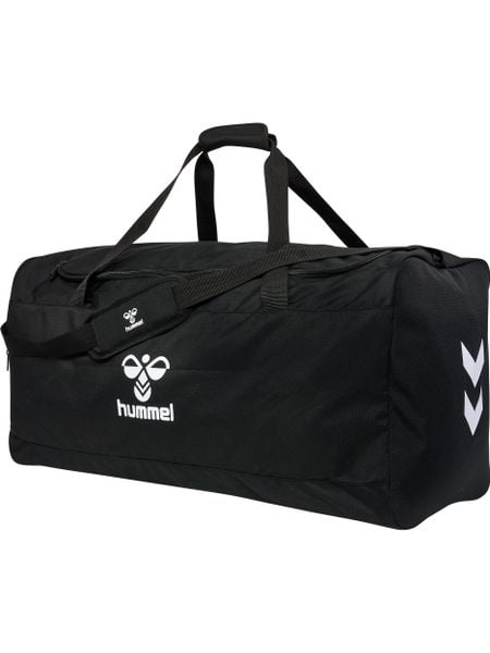 Torba sportowa Hummel Core 2.0. Czarne torby na ramię Hummel, bez wzorów, z materiału, na ramię, bez dodatków. Za 249.00 zł.