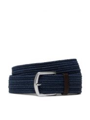 Polo Ralph Lauren Pasek Męski 35Mm Braid Stretch 405666041002 Granatowy. Niebieskie paski Polo Ralph Lauren, bez wzorów, z materiału. Za 279.99 zł.