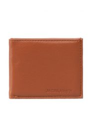 Jack&Jones Mały Portfel Męski Jaczack Wallet 12213118 Brązowy. Brązowe portfele Jack&Jones, bez wzorów, ze skóry. Za 59.99 zł.