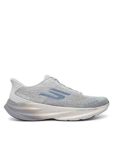 Skechers Buty do biegania Aero Spark Slip-Ins 246205/GYCC Szary. Szare buty do biegania Skechers, bez wzorów, z materiału, bez zapięcia, do biegania. Za 649.99 zł.