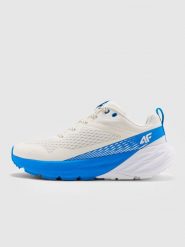 4F Niskie sneakersy SPEED HIKER męskie - niebieskie 41. Niebieskie buty sportowe casual 4F, bez wzorów, z gumy, bez zapięcia. W wyprzedaży za 199.99 zł.