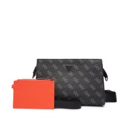 Saszetka Guess. Czarne torby na ramię Guess, z aplikacjami, małe, bez dodatków. Za 369.99 zł.