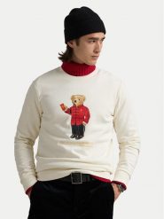 Polo Ralph Lauren Bluza 710961598001 Écru Regular Fit. Bluzy Polo Ralph Lauren, m, bez wzorów, z bawełny, bez kaptura. Za 589.99 zł.